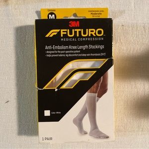 Futuro Medical Compression Anti-Embolism Knee Length Stockings 1 Pair Medium